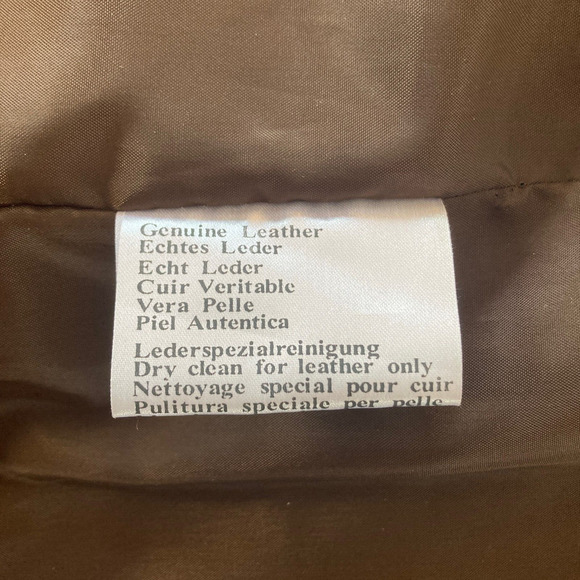 Mens Unisex Suede Genuine Leather Jacket Brown Vintage Western Embroidery 46 - Picture 7 of 10